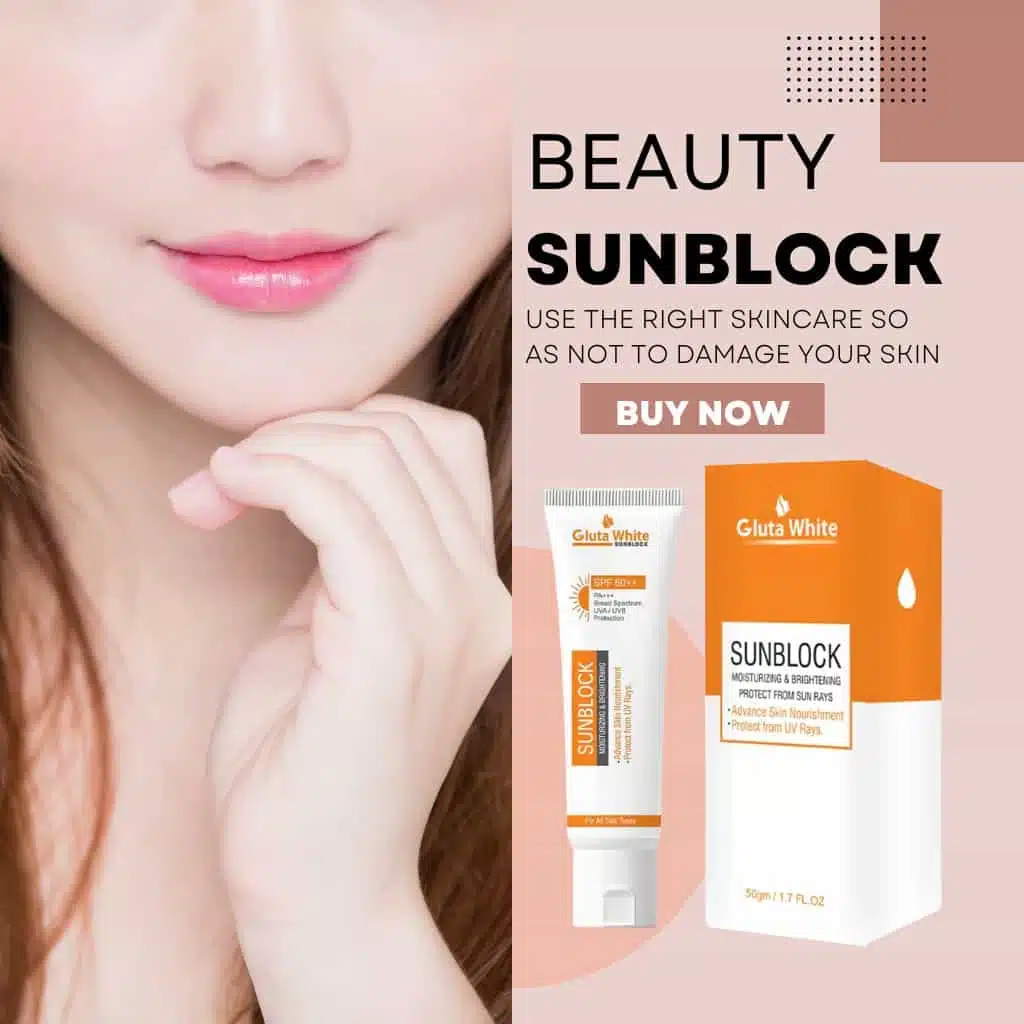 Gluta White Sunblock screen