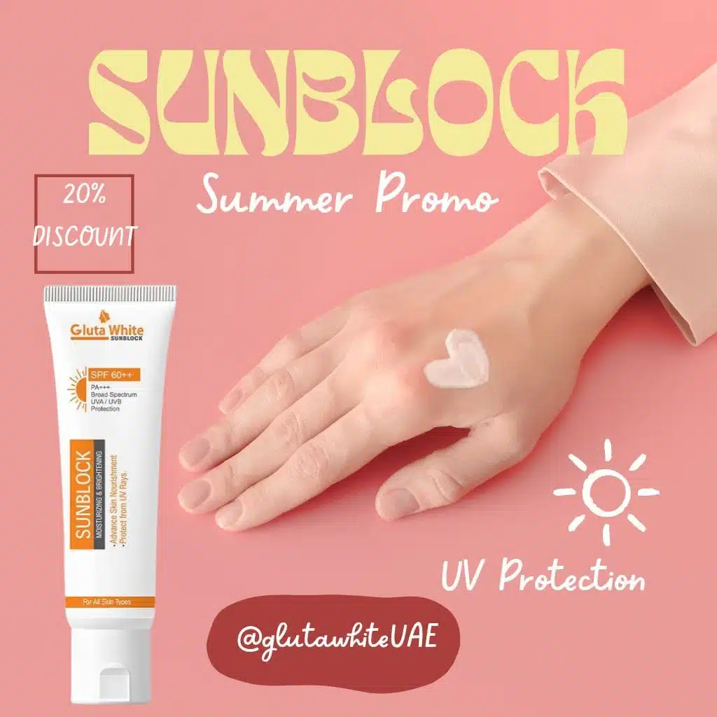 Gluta white Sunblock SPF60++