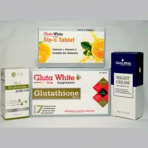 Gluta White Capsules with Serum Night Cream UAE